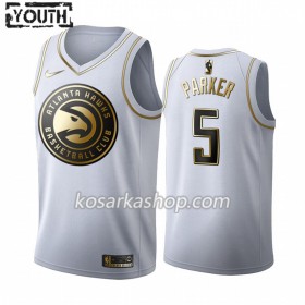 Dres Atlanta Hawks Jabari Parker 5 Nike 2019-20 Bijela Golden Edition Swingman - Dječji